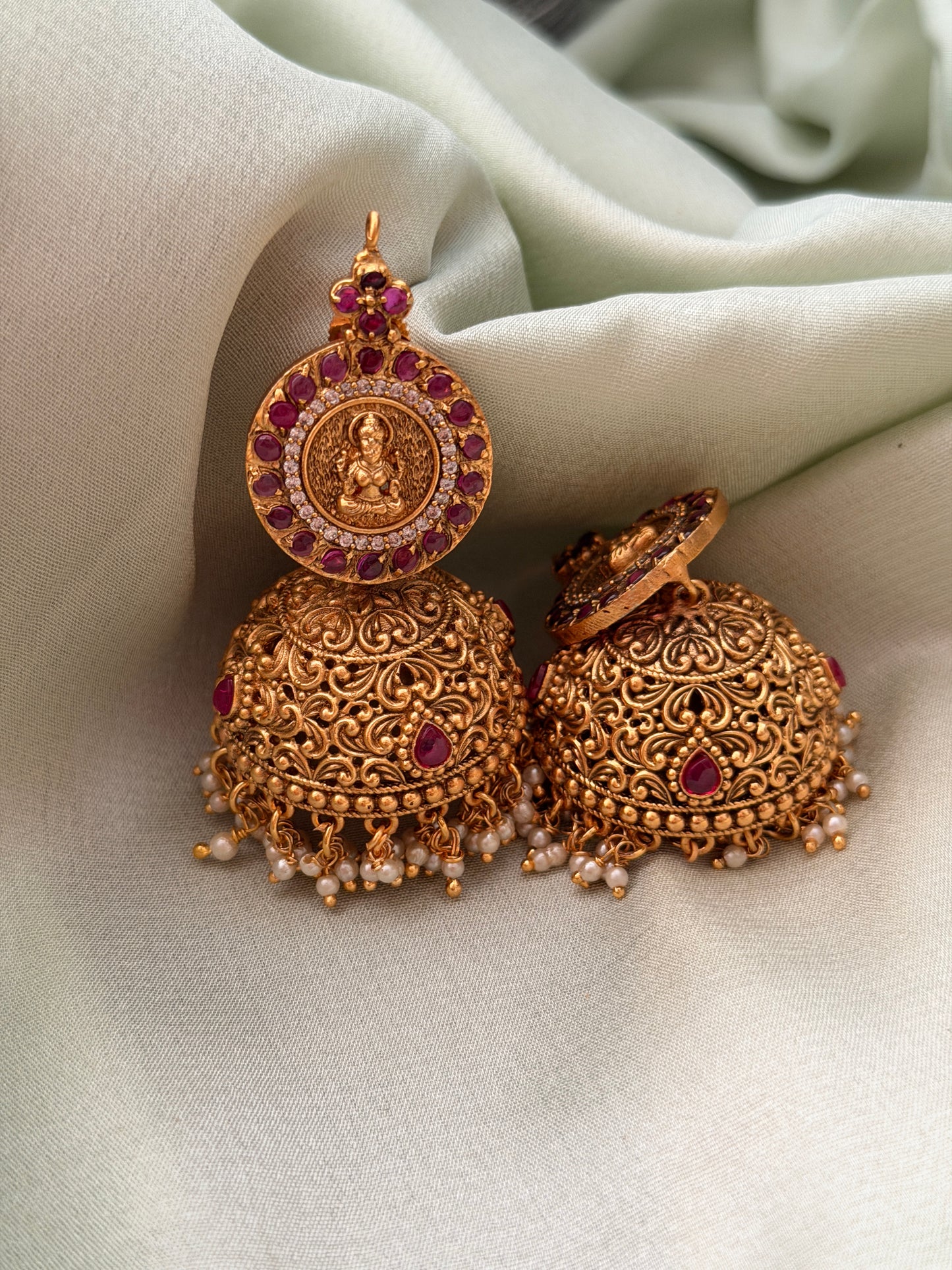 Arasi Lakshmi Jhumkas