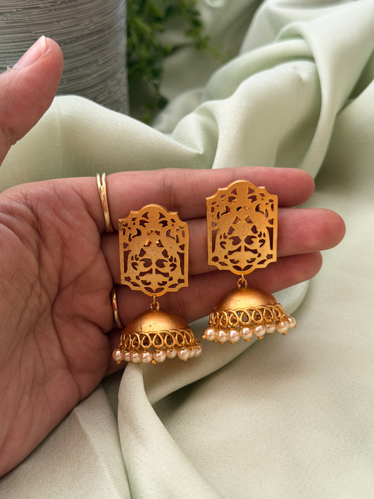 Nithoora jhumkas