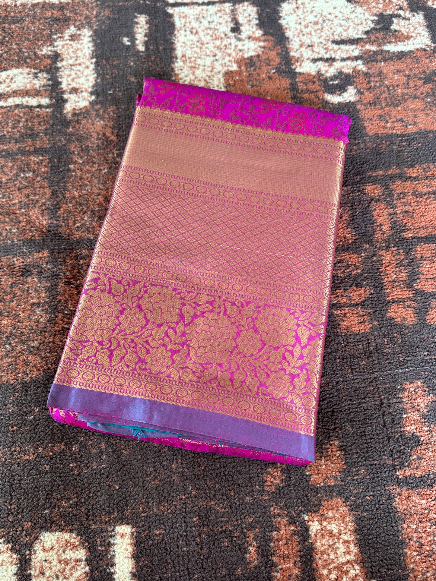 Majenta Kanchi Pattu saree