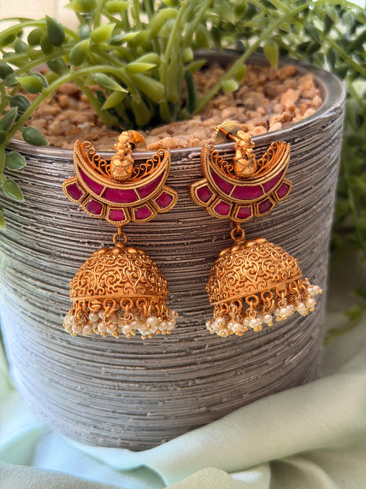 Chandra Jadau Jhumkas