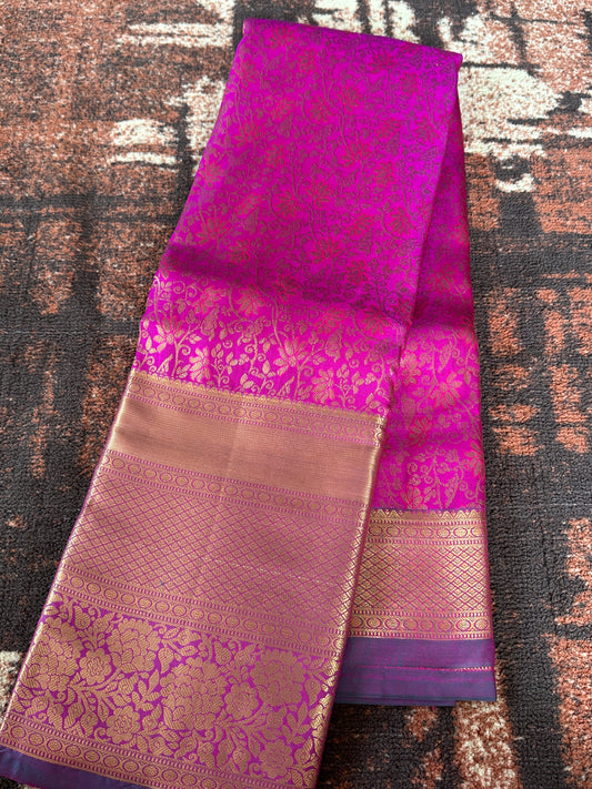 Majenta Kanchi Pattu saree