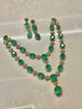 Aqua 2 Layer Mozonite Designer Wear
