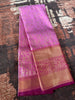 Taffy Pink Tissue Silk Saree