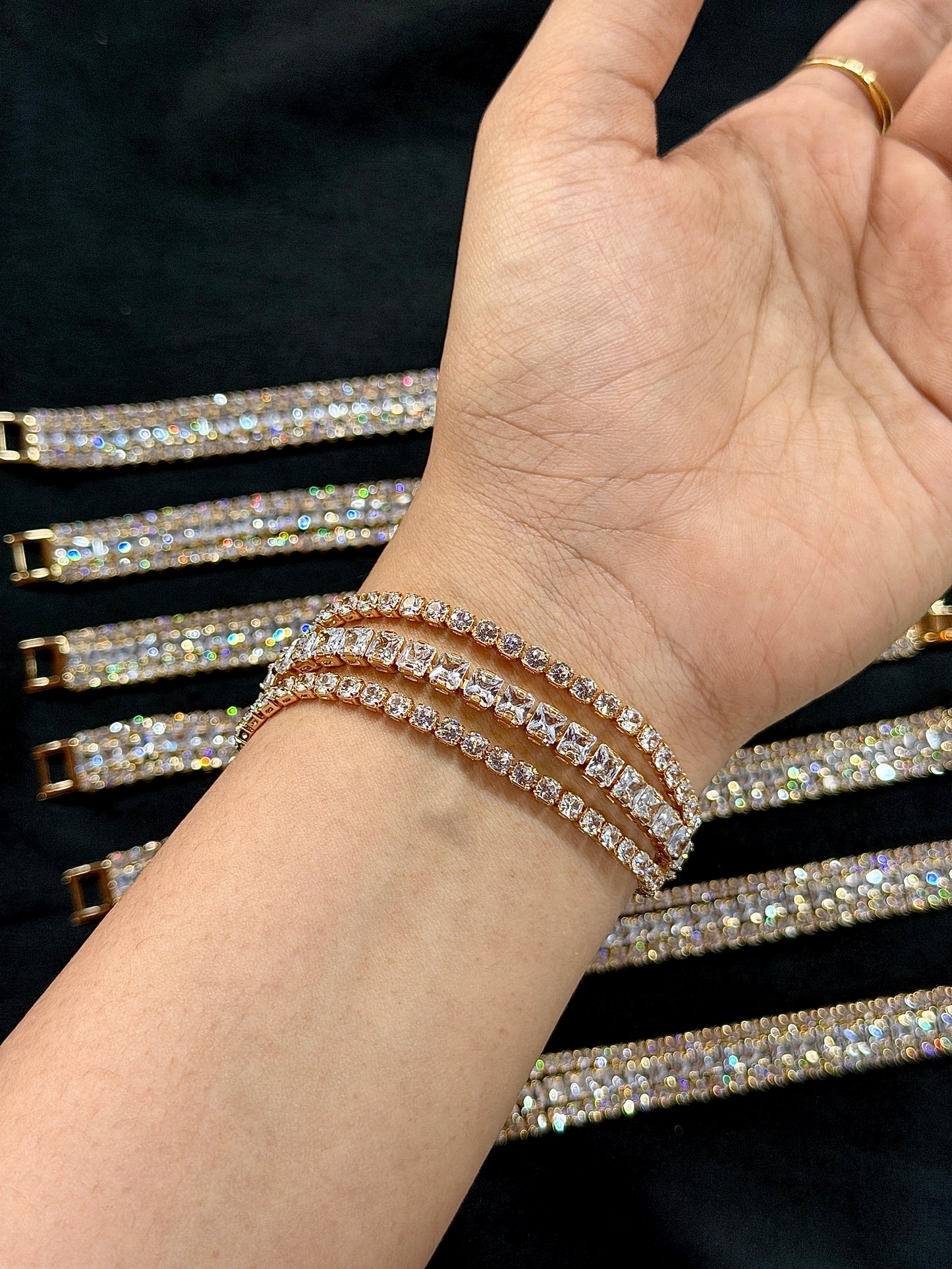 3 Layer Solataire Bracelet