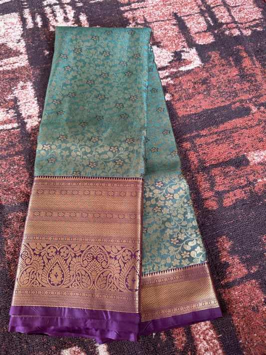Veridian Tissue Silk Saree