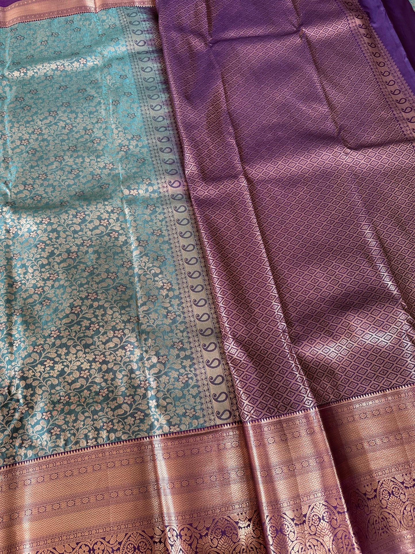 Veridian Tissue Silk Saree