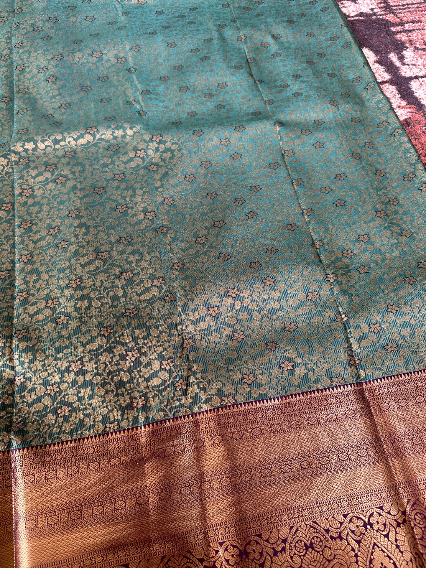 Veridian Tissue Silk Saree