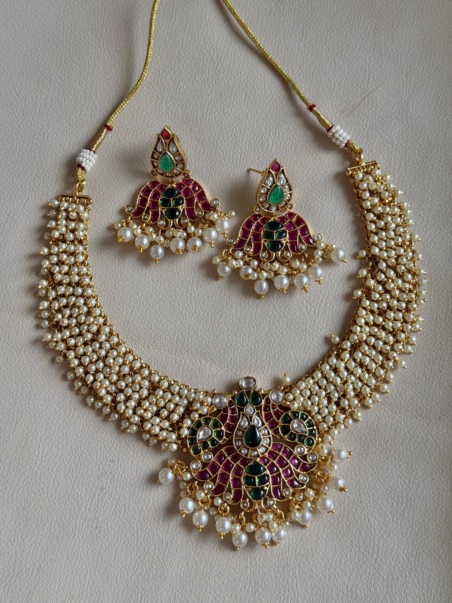 Savika Pearl Necklace (Premium)