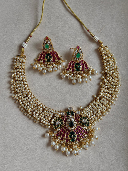 Savika Pearl Necklace (Premium)