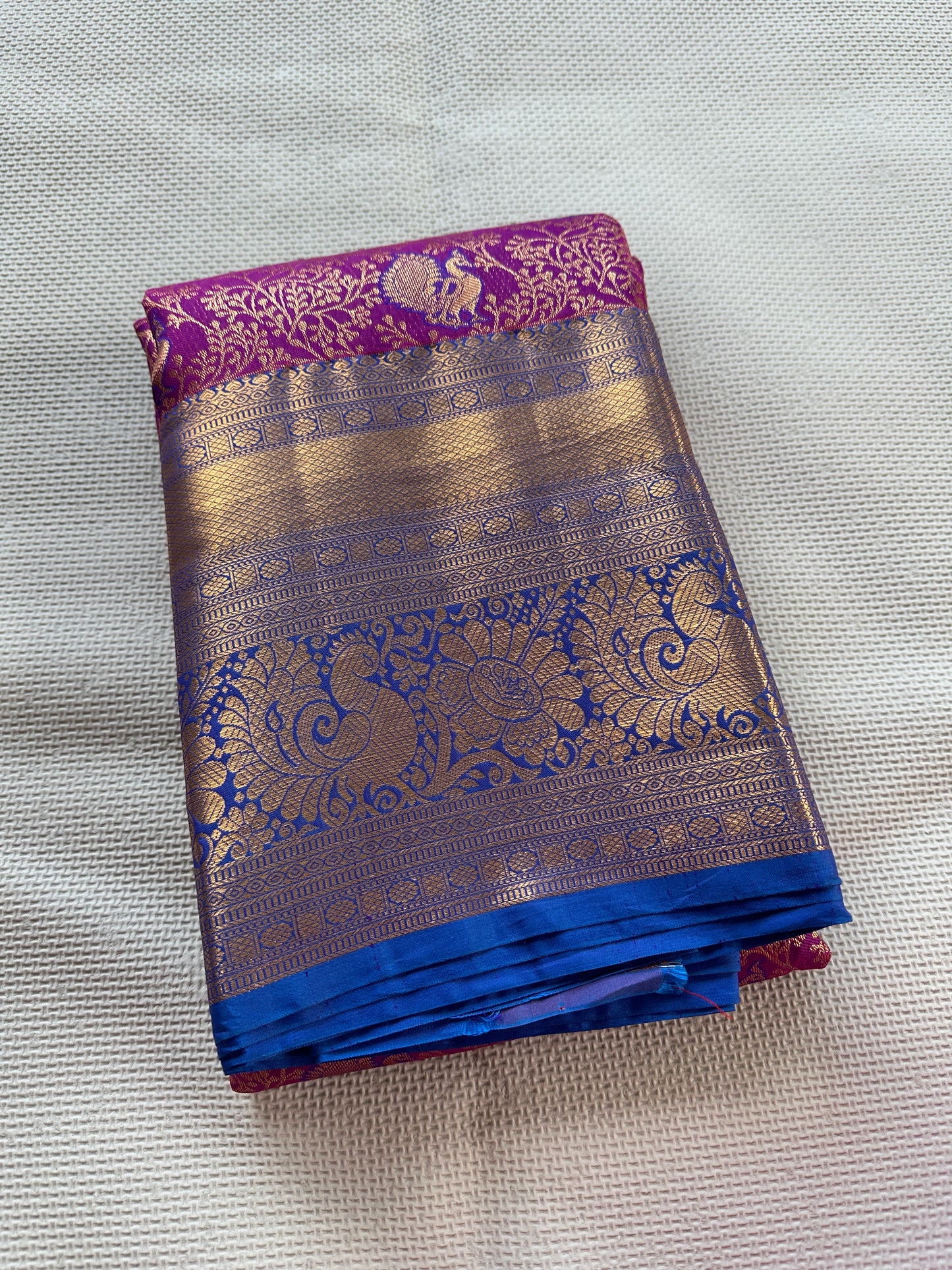 Azura Majenta Tissue Silk Saree