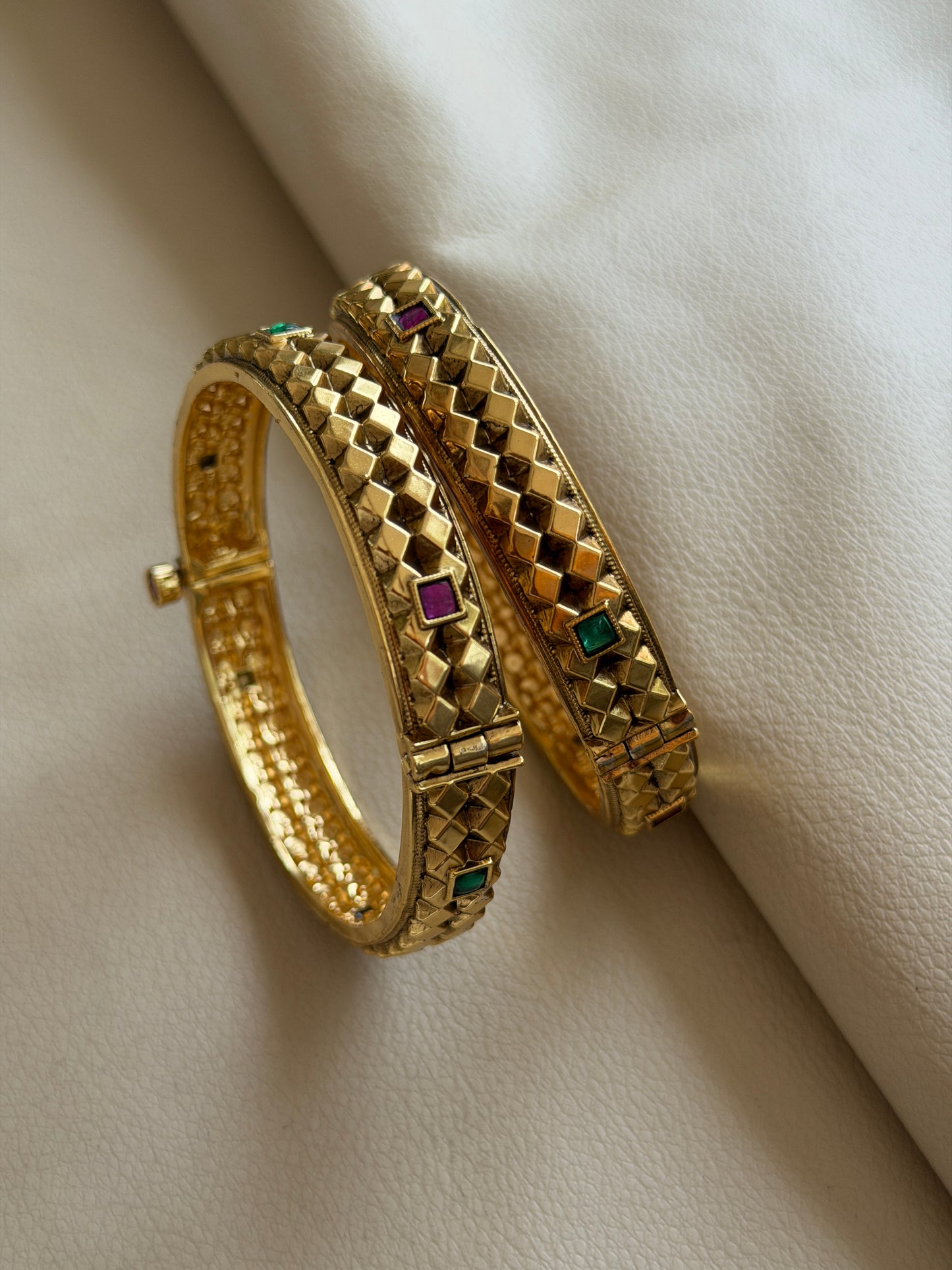 Gold Replica Non Idol Bangles