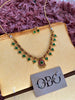 Simple Nagapada Necklace with Earring