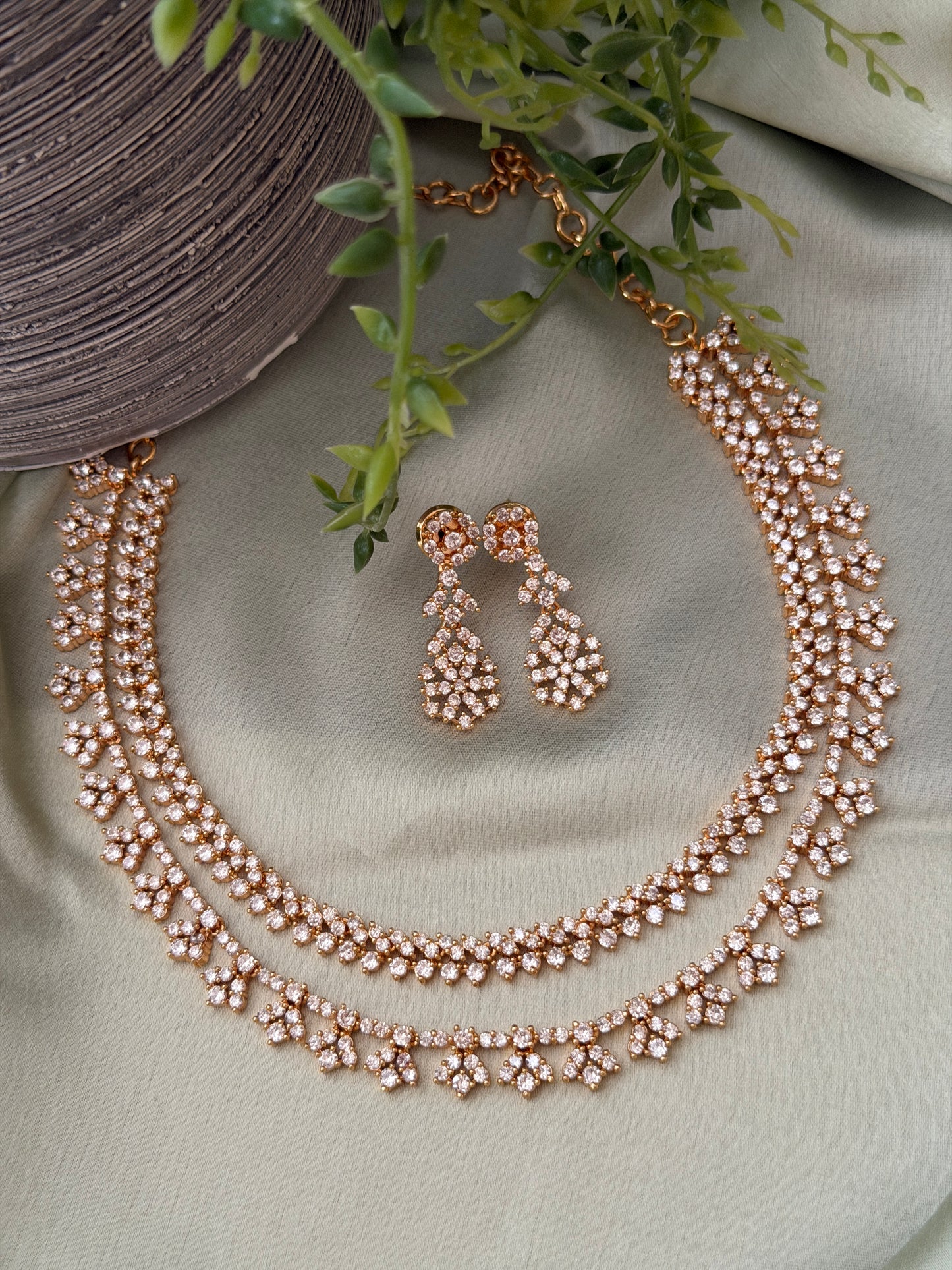2 Layer Mona Diamond Necklace
