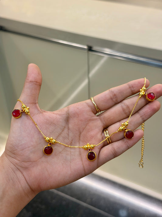 Double Sided Circle Palakka x Coin Chain