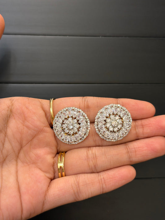 Dual Chakra Diamond studs
