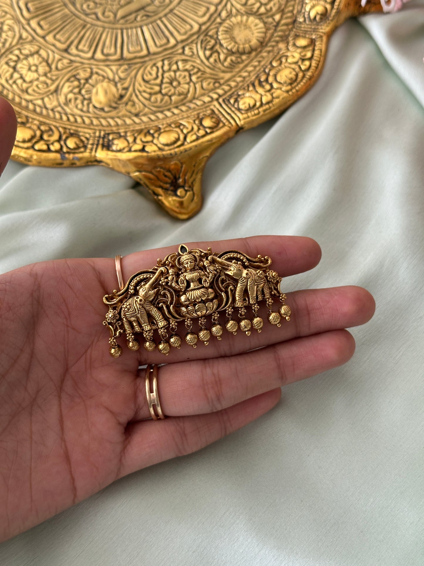 Antique Durga Devi Hairclip