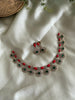 Evil Eye Coral x Emerald Necklace