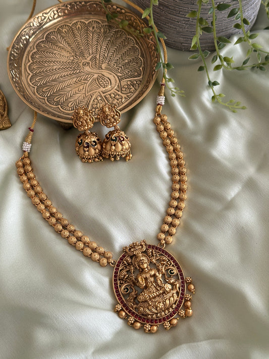 Aaravalli Pendant Short Haaram