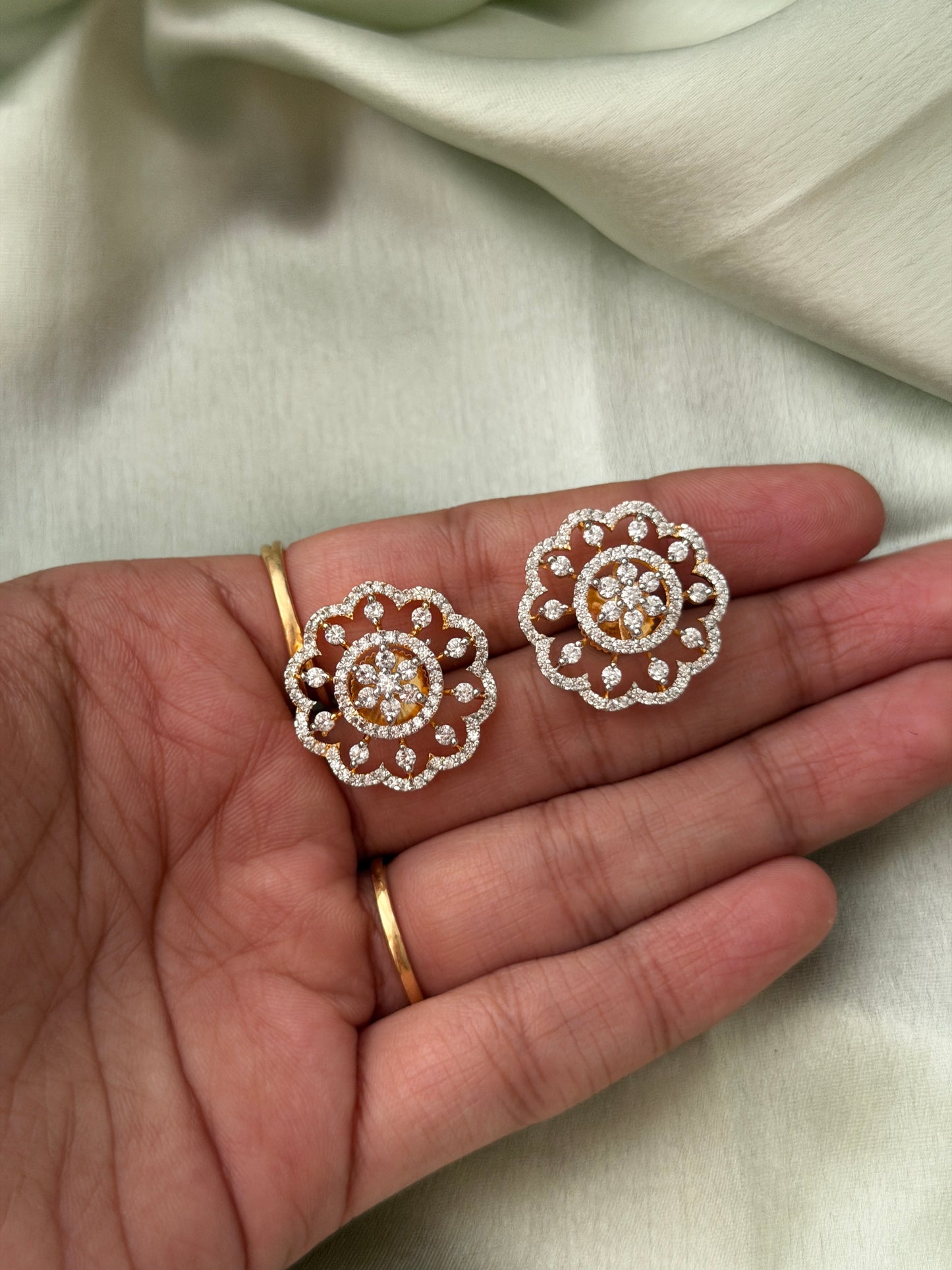 Diamond Replica Studs