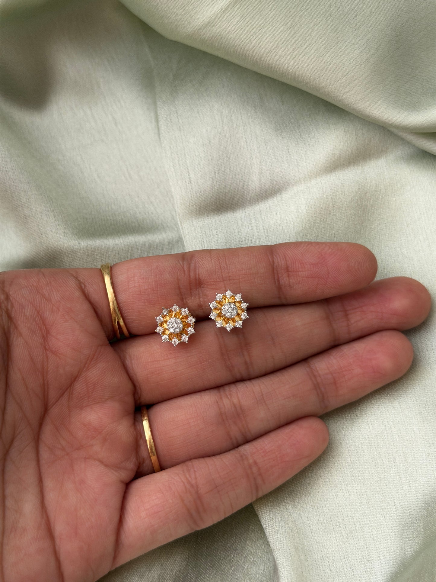 Diamond Replica Studs