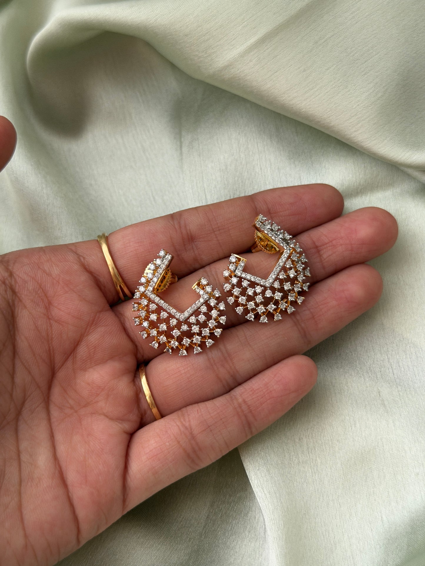 Diamond Replica Studs