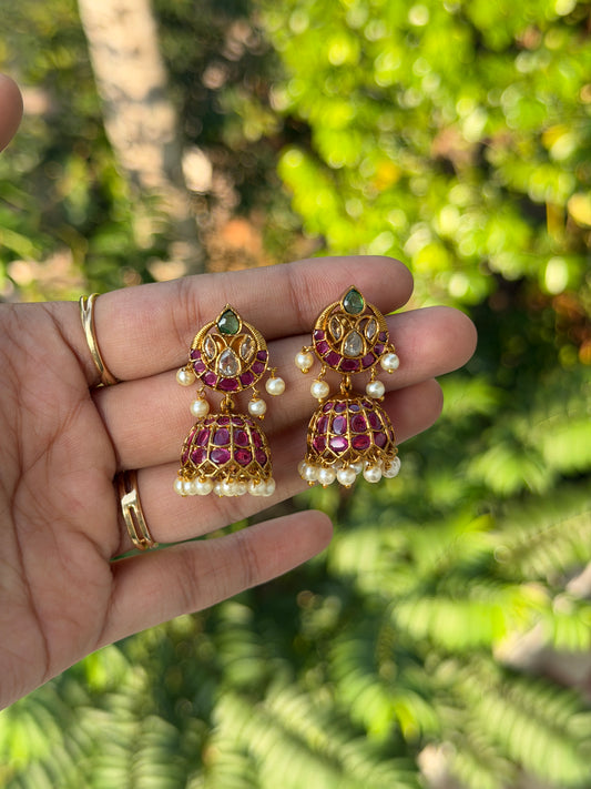 Pure Kemp Jhumkas v2.0