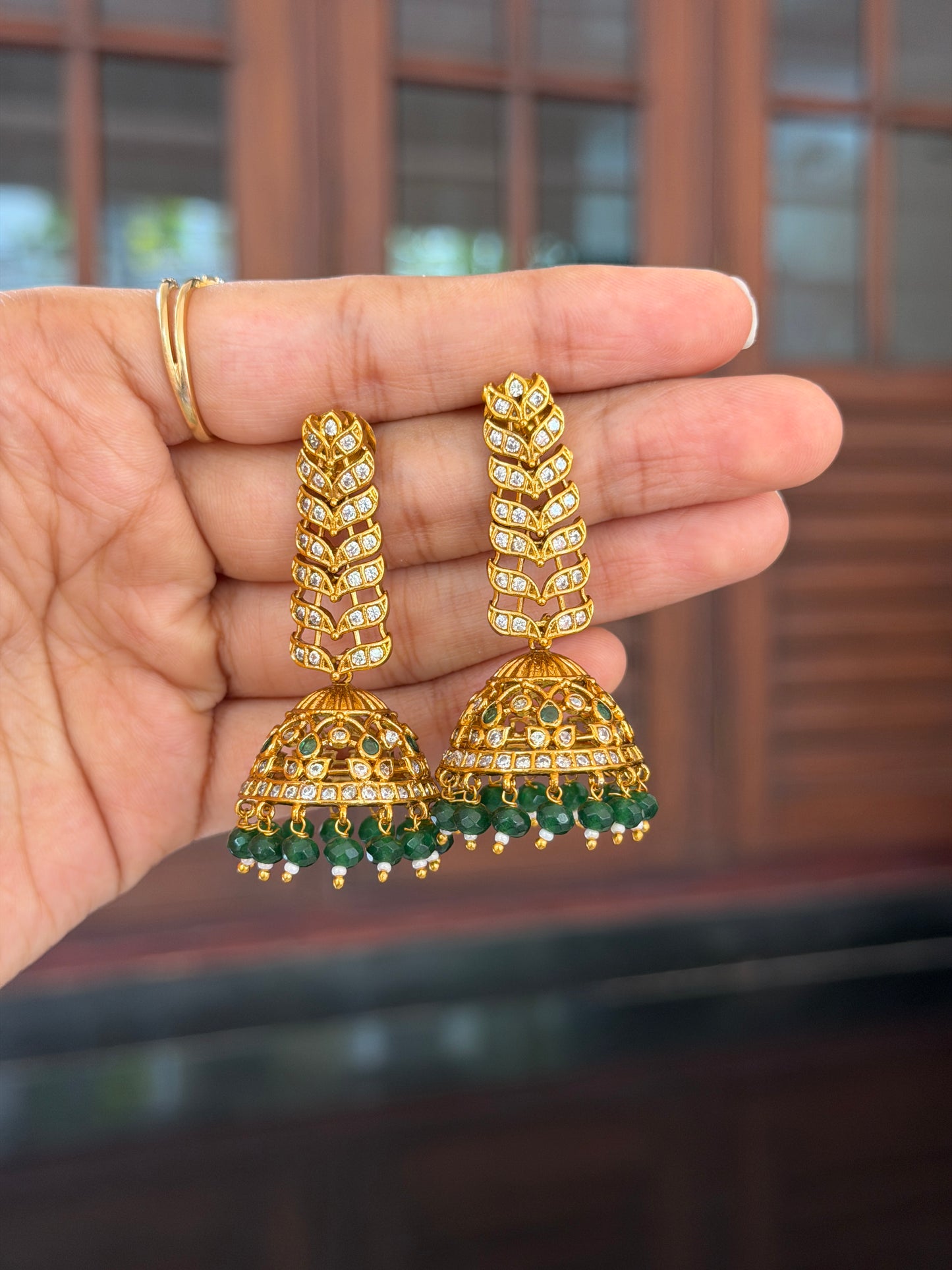 Crimson Blood Jhumka