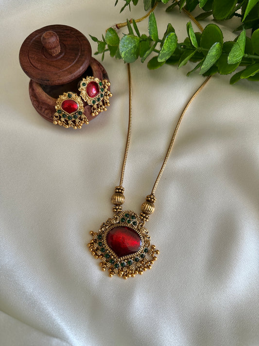 Heart Palakka Pendant