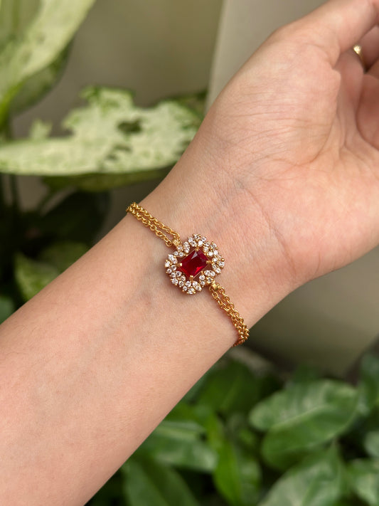 Precious Stone Gold Bracelet