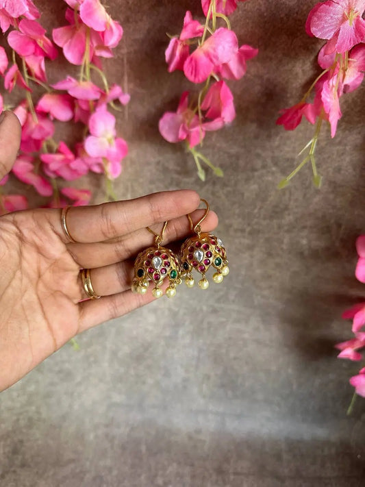 Sarojini Jadau Jhumkas