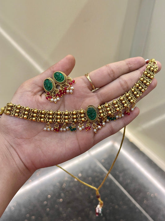 Ganapathi Antique Choker