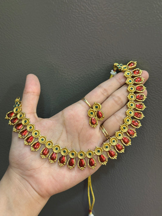 Non idol Budgeted Palakka Necklace