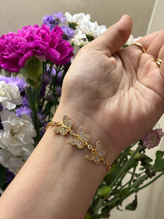 Tri Butterfly AD Bracelet