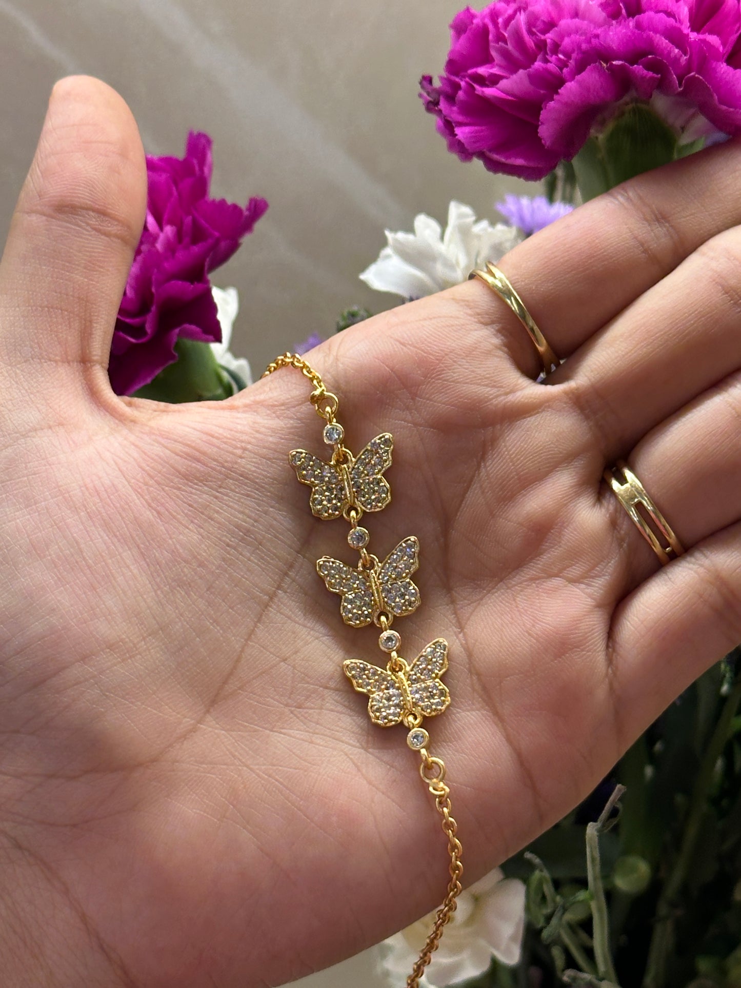Tri Butterfly AD Bracelet
