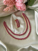 Twin Layer Ruby Necklace