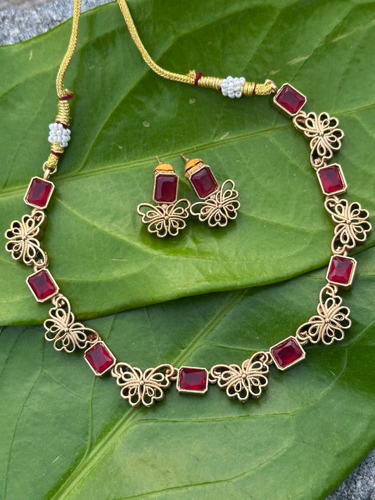Butterfly Sufi Necklace