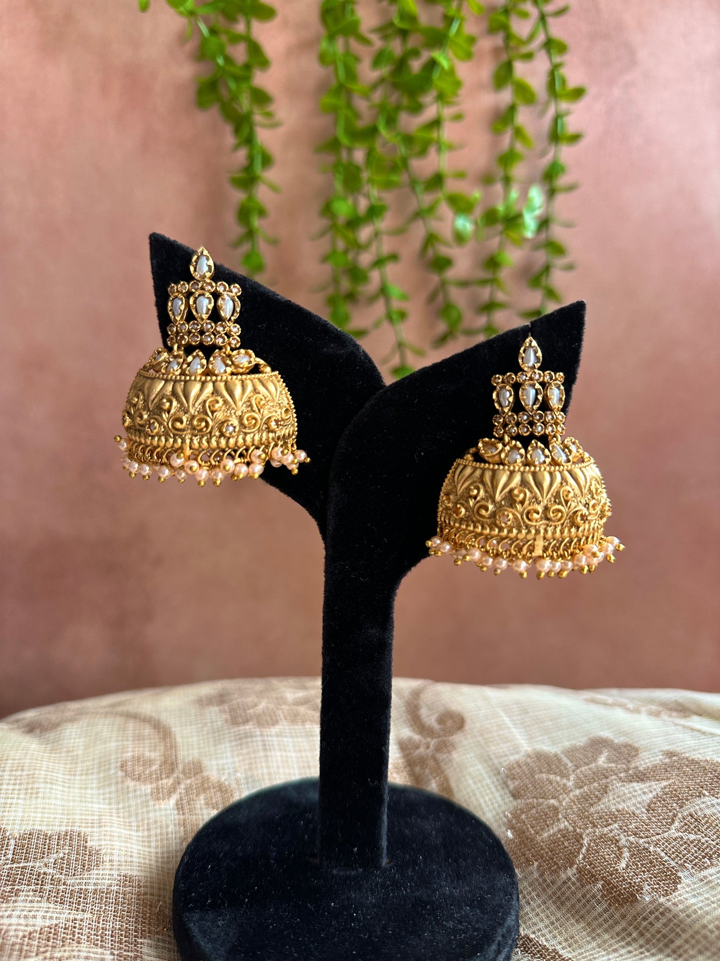 Premium Half Moon Jhumkas