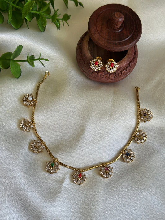 Cluster Flower Necklace