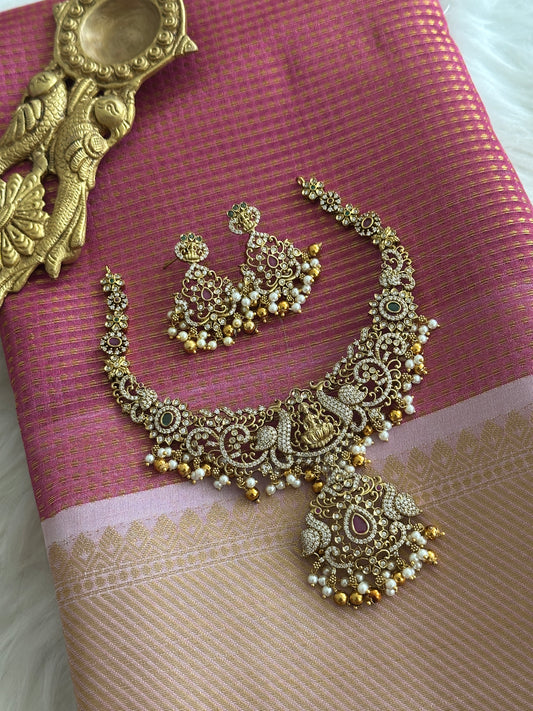 Saariya Victorian Polish Devi Necklace