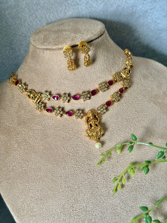 Dual Layer Devi Necklace