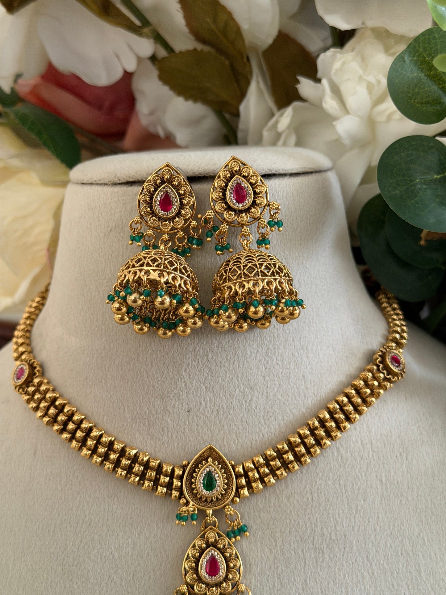 Avisha Gold Replica Choker