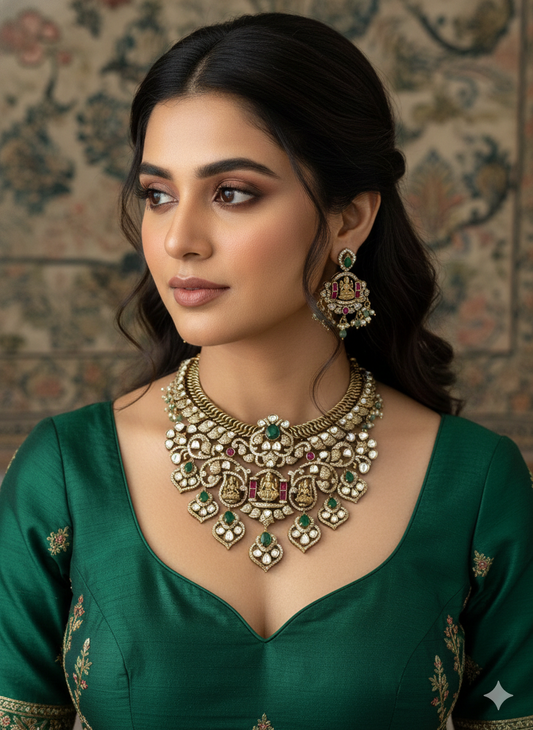 Kashmira Mozonite Necklace