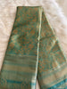 Mint Green Tissue Kanchi Pattu