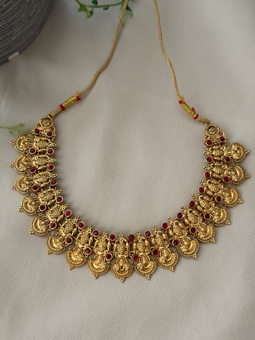 Budgeted Matte gold Necklace