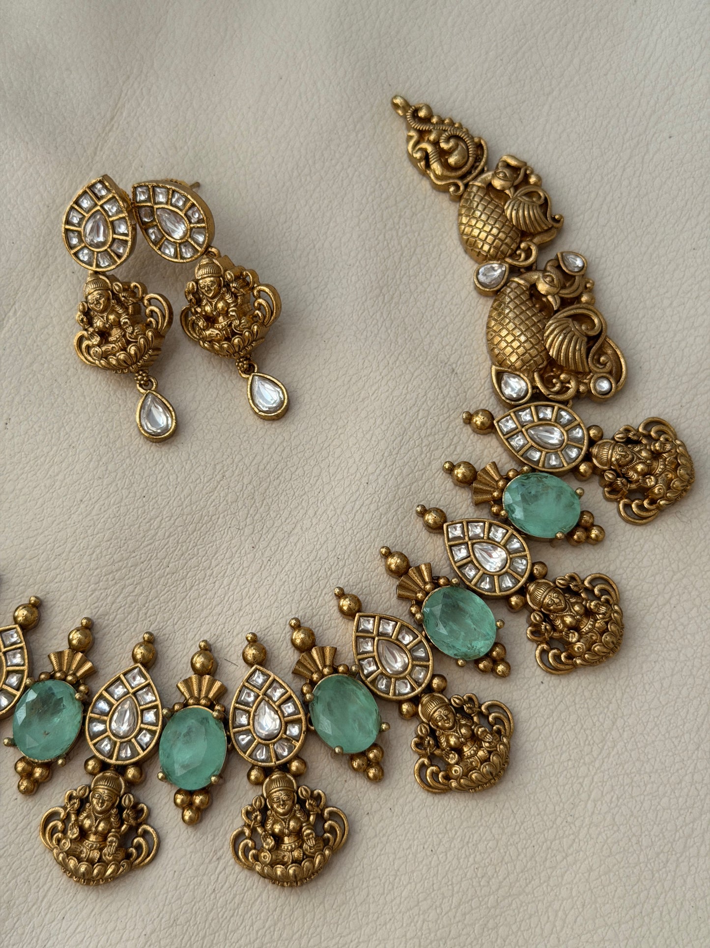 Maitreka Mozonite Temple Necklace
