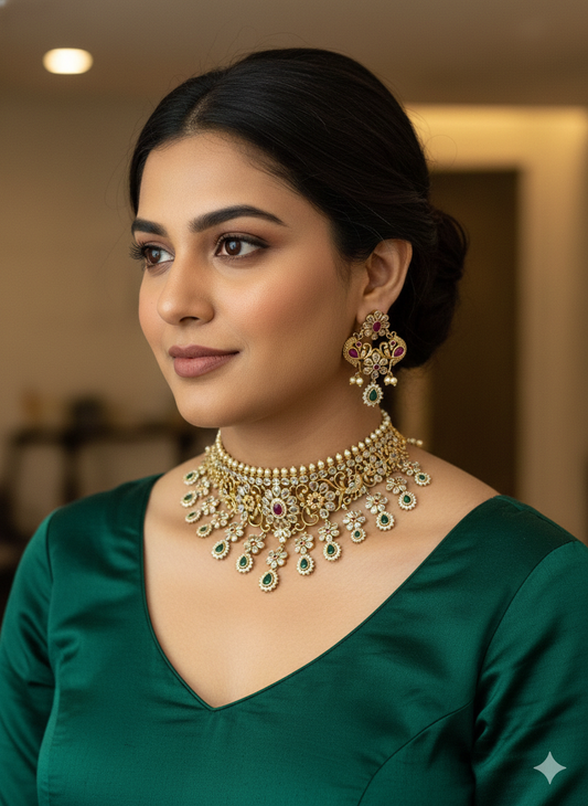 Zivaara Bridal Polki Choker