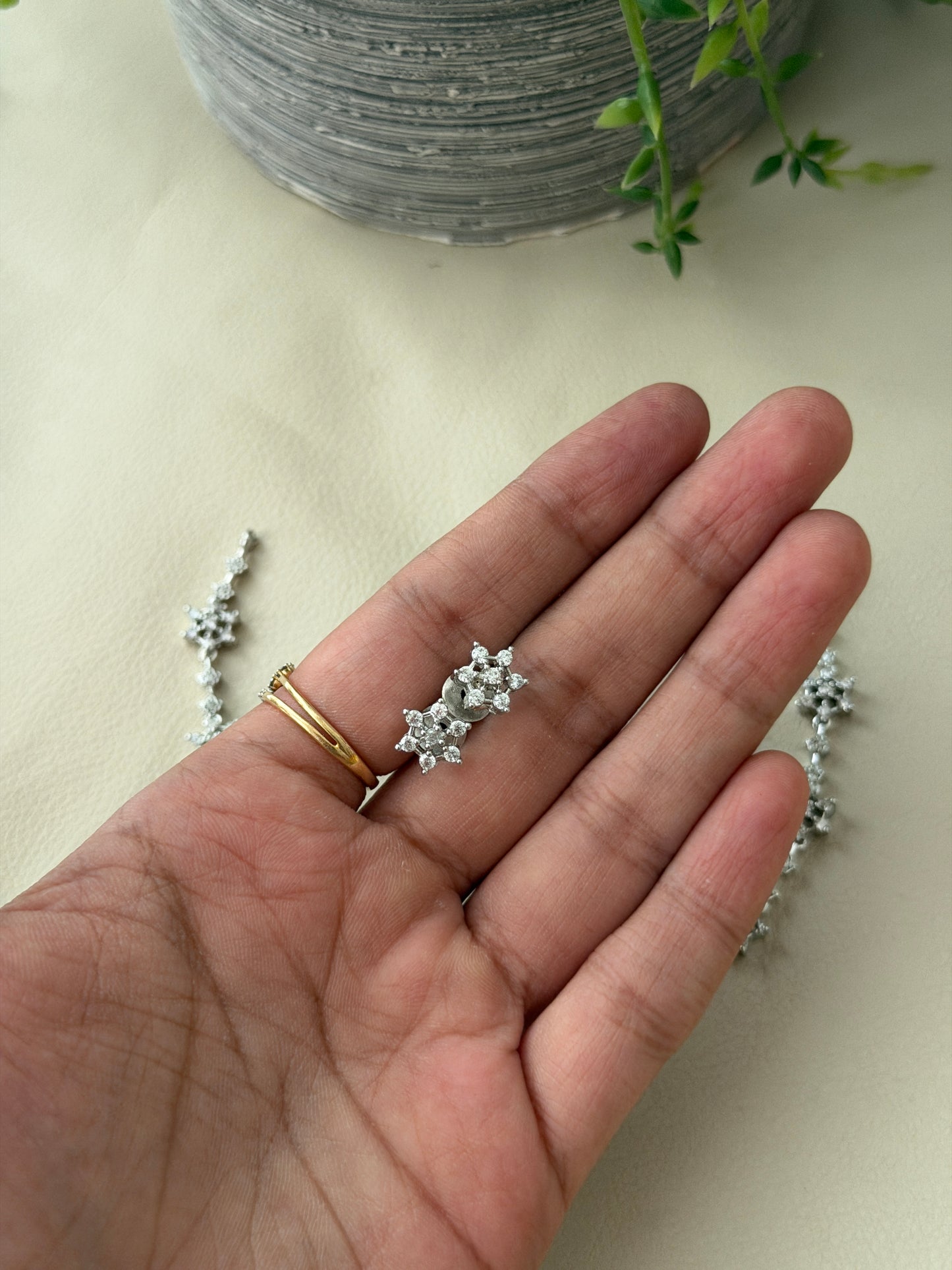 Mini Sparkle Silver Choker