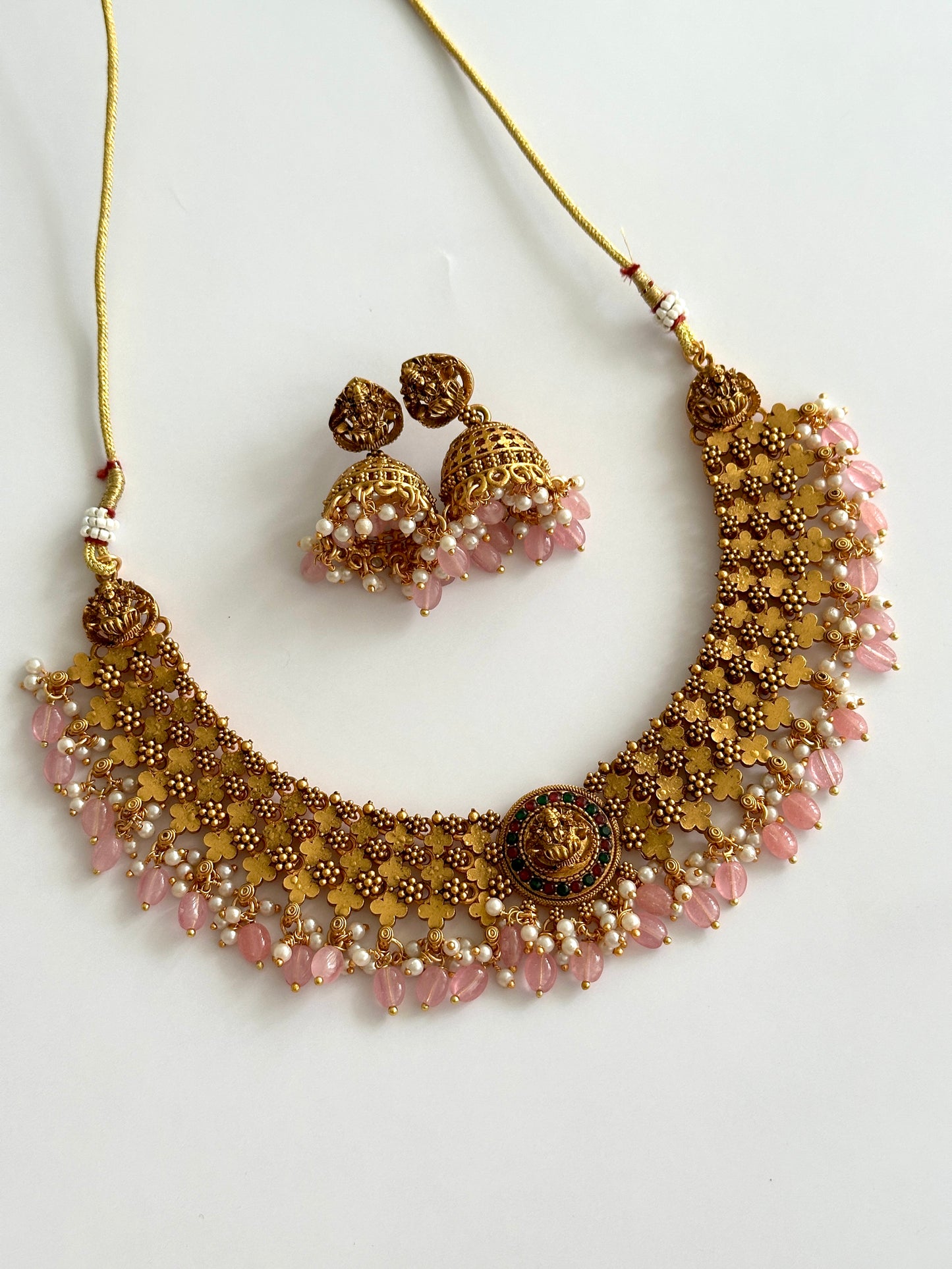 Simran Antique Gold Necklace