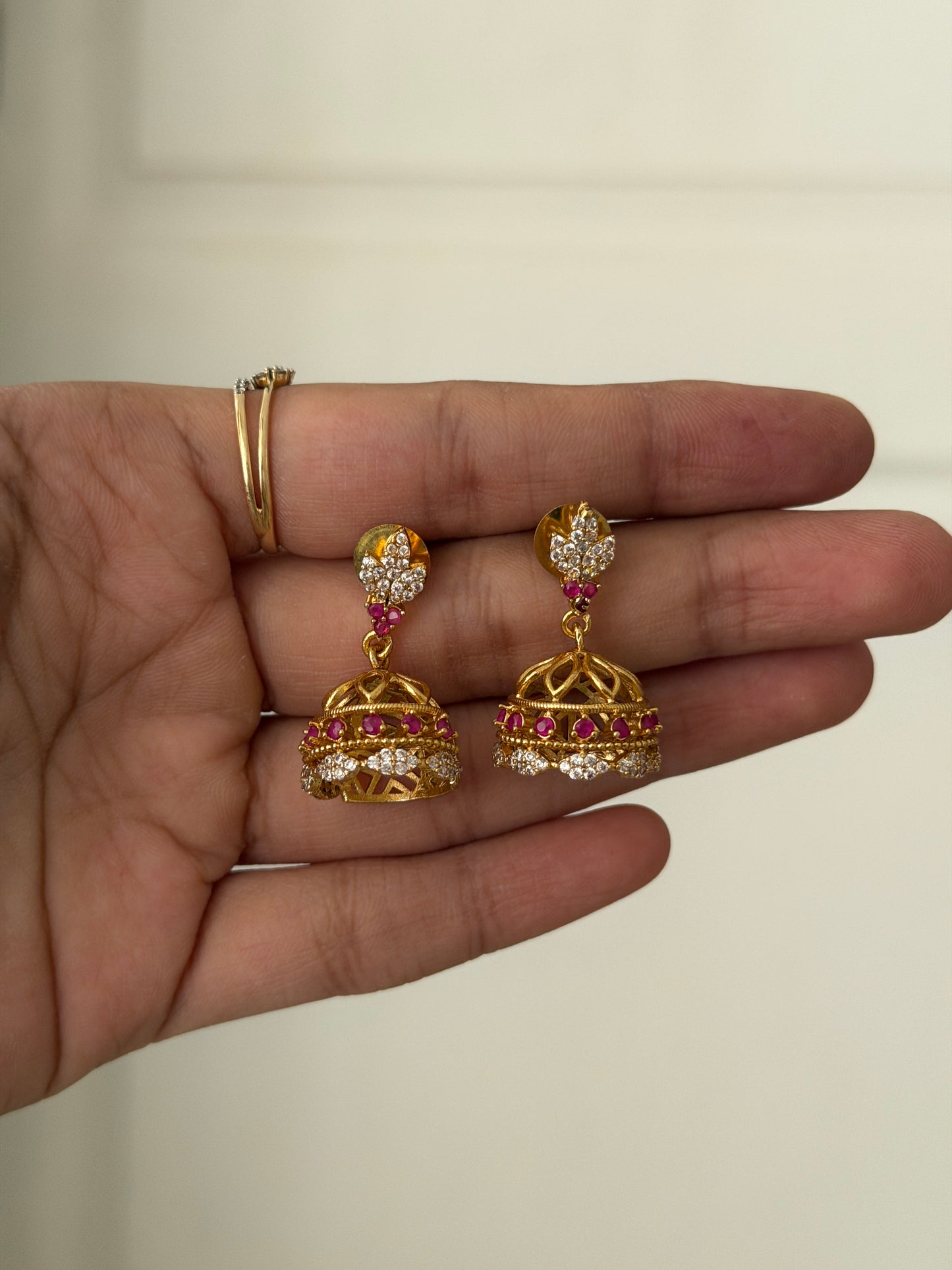 Baby Diamond Jhumkas