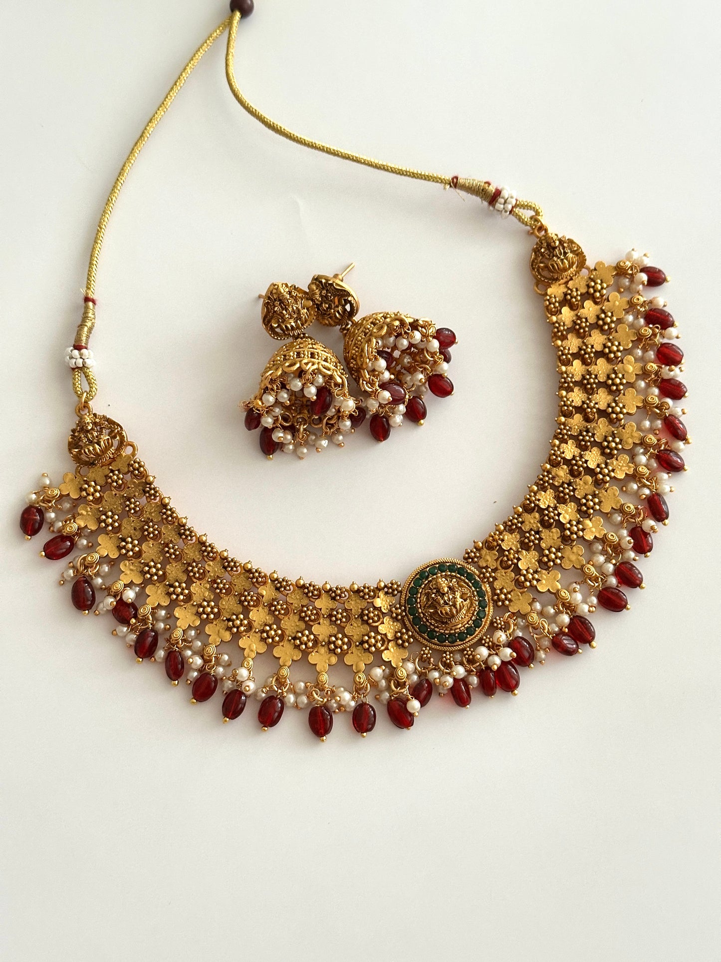 Simran Antique Gold Necklace